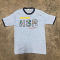 Blue Horseshoe Camp Ringer T-Shirt - XL
