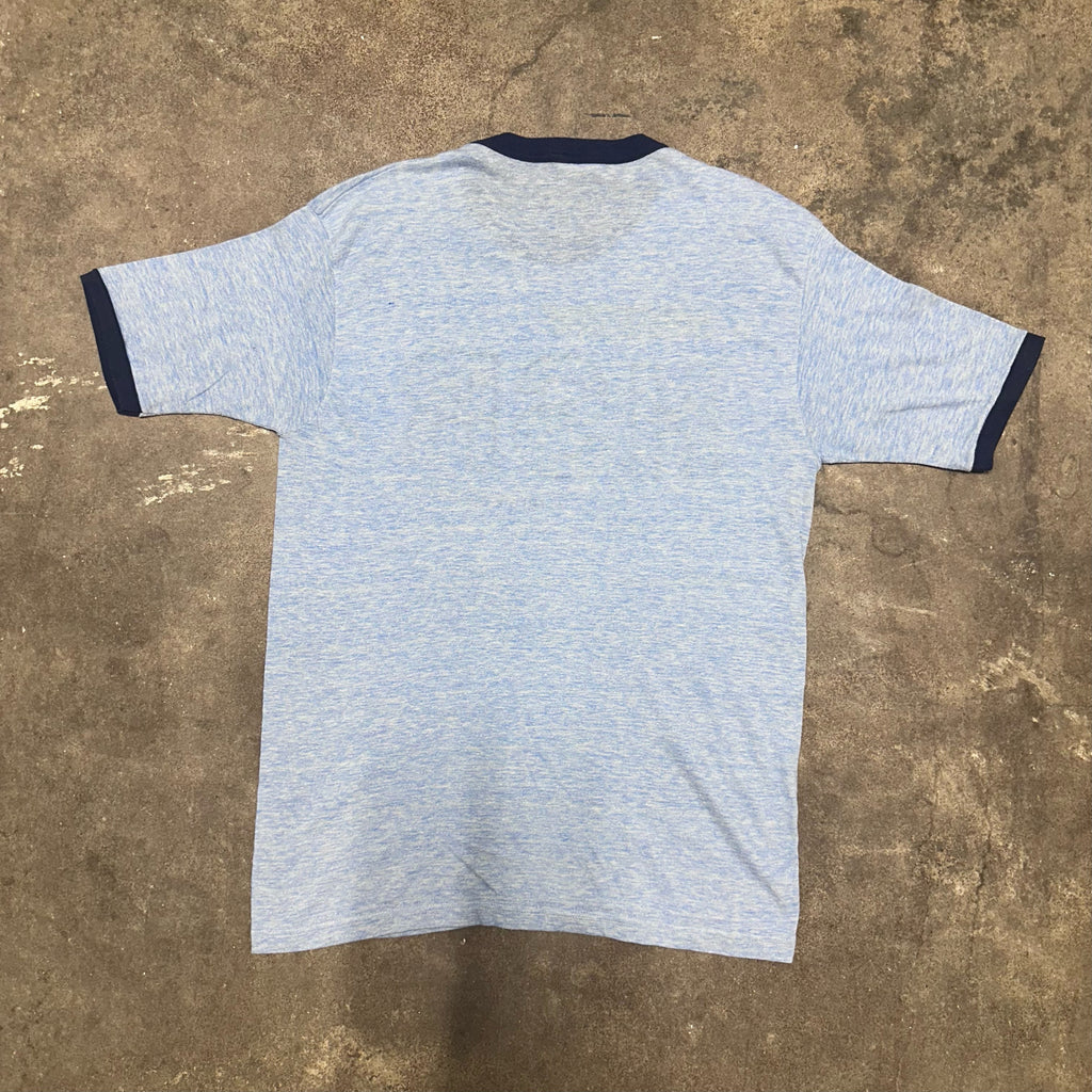 Blue Horseshoe Camp Ringer T-Shirt - XL