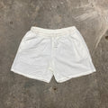 White Athletic Shorts - L
