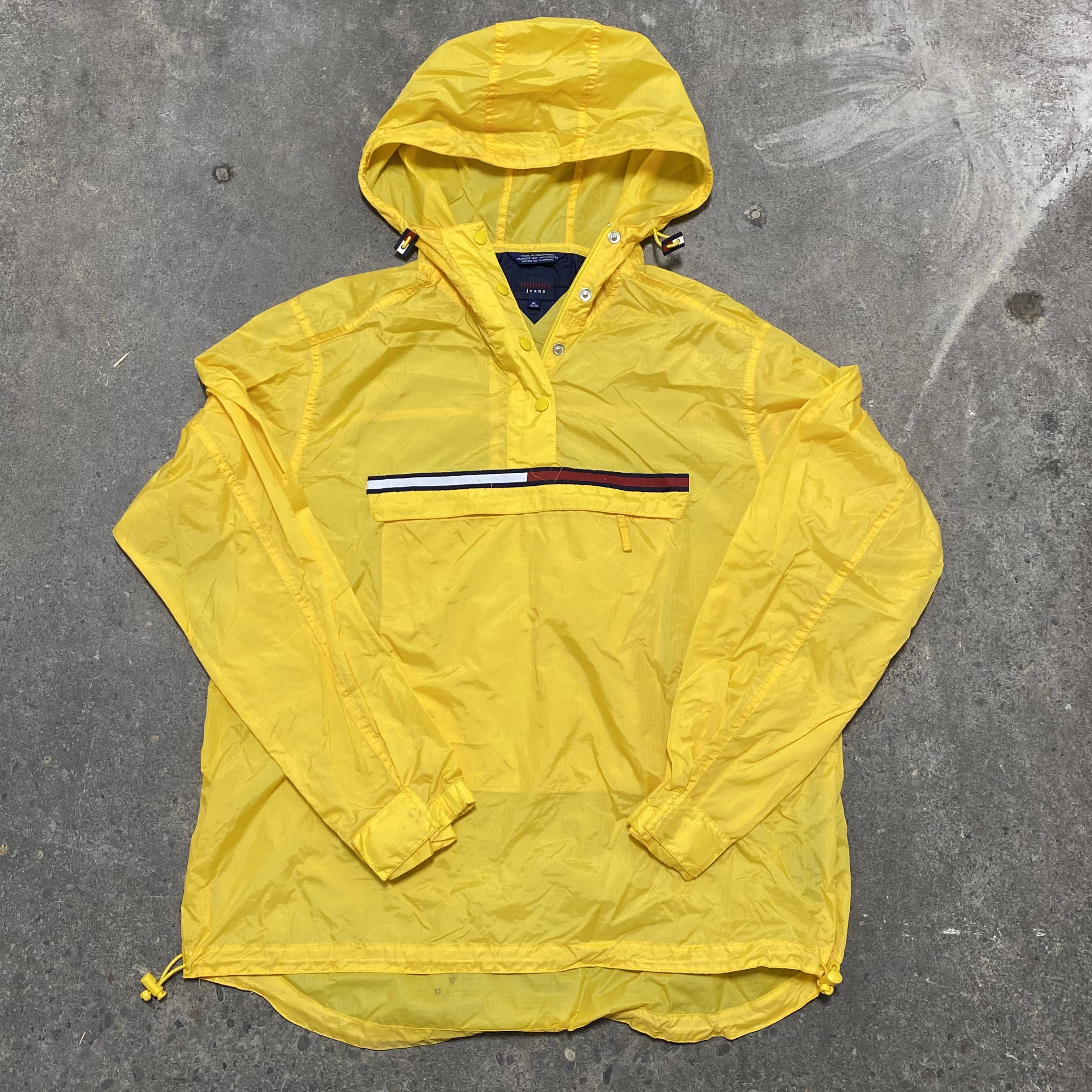 Yellow Tommy Hilfiger Windbreaker - XL