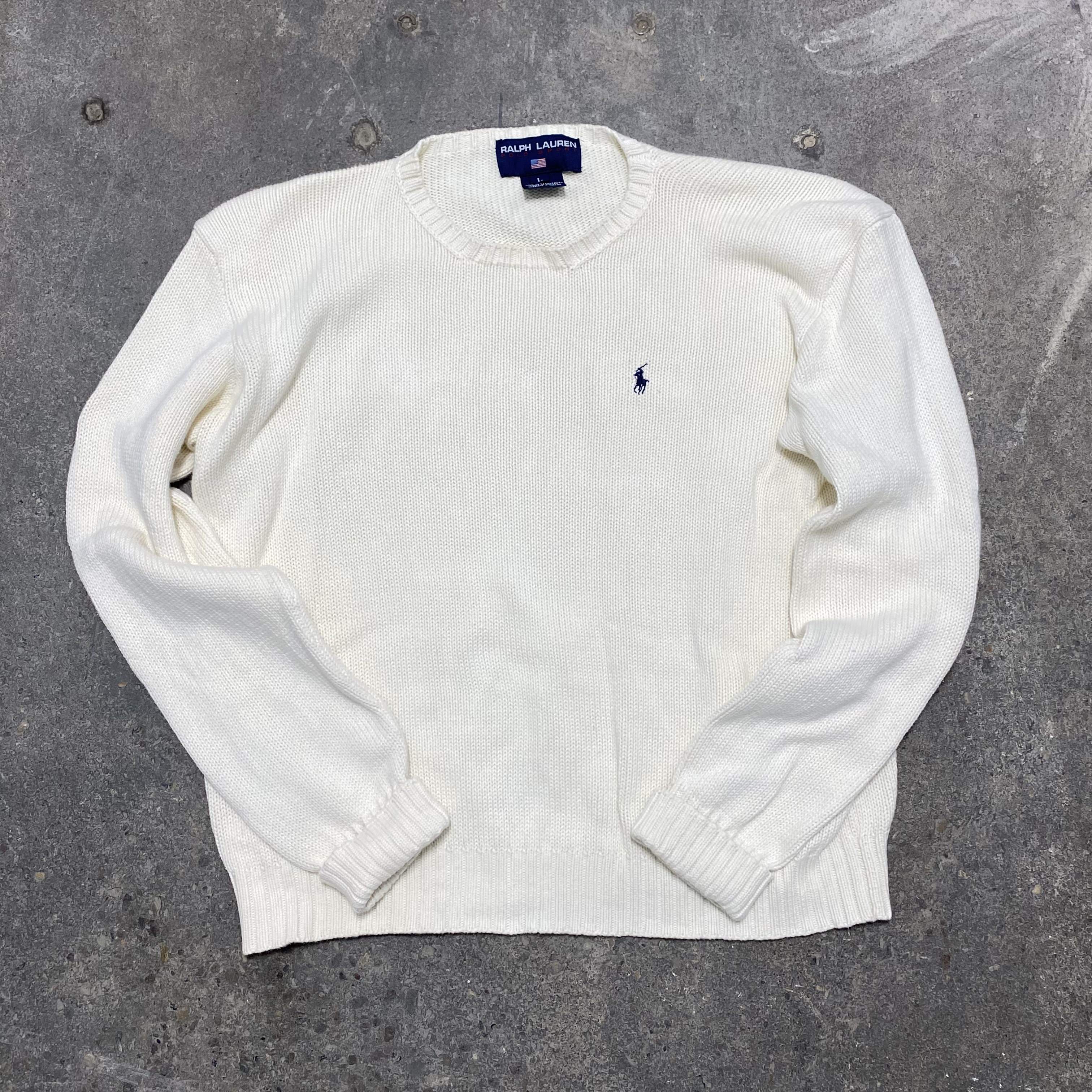 White Ralph Lauren Sweater - L
