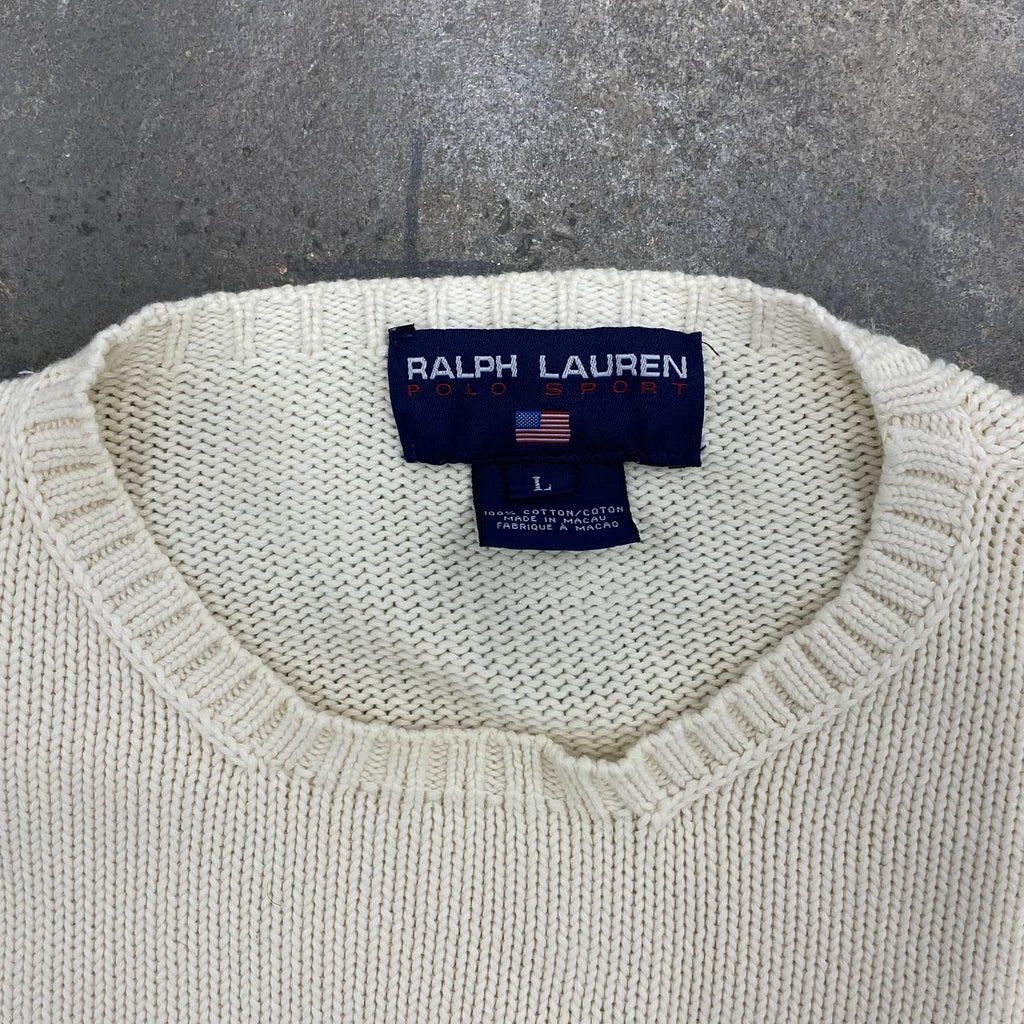 White Ralph Lauren Sweater - L
