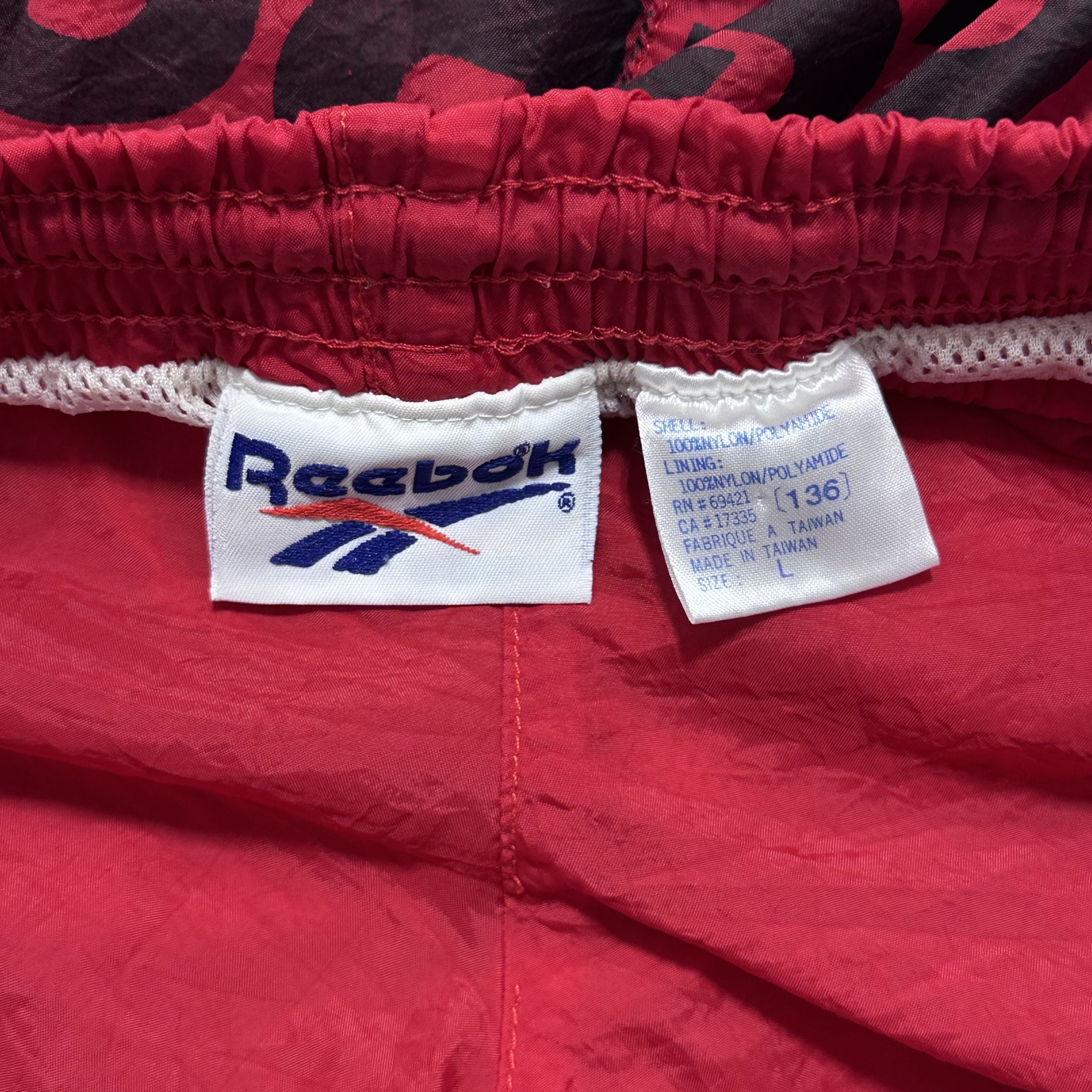 Red Reebok Swim Shorts - L