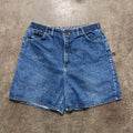 Dark Wash Lee Denim Shorts - 32