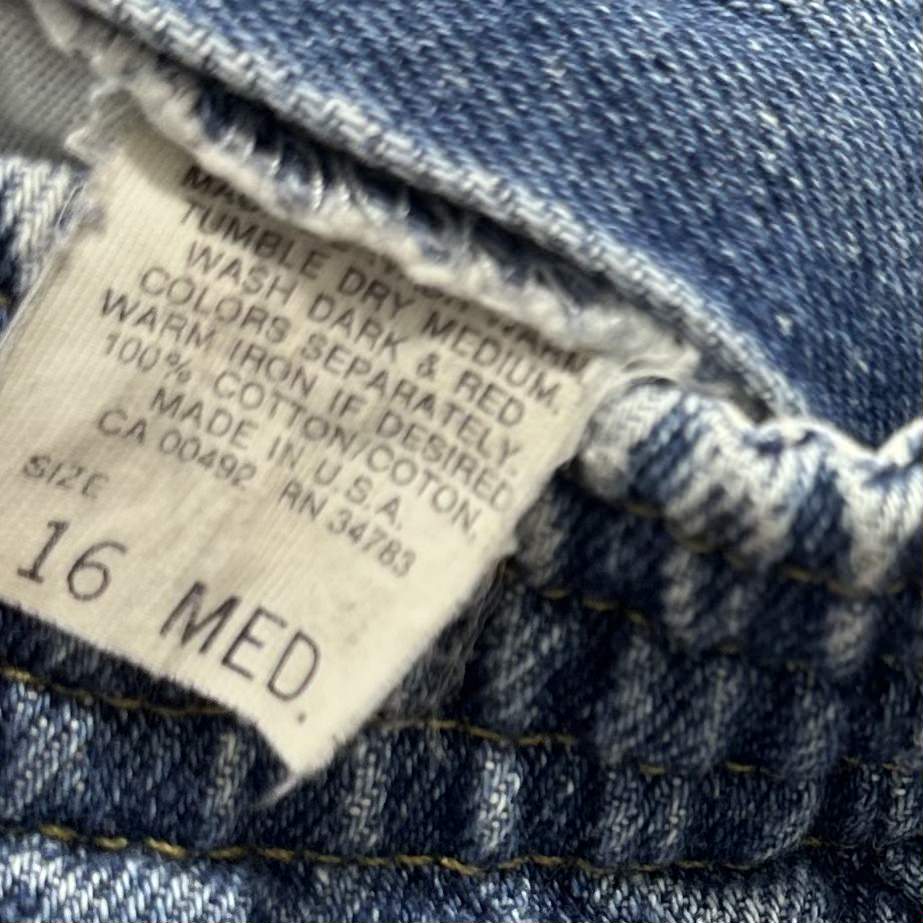 Dark Wash Lee Denim Shorts - 32