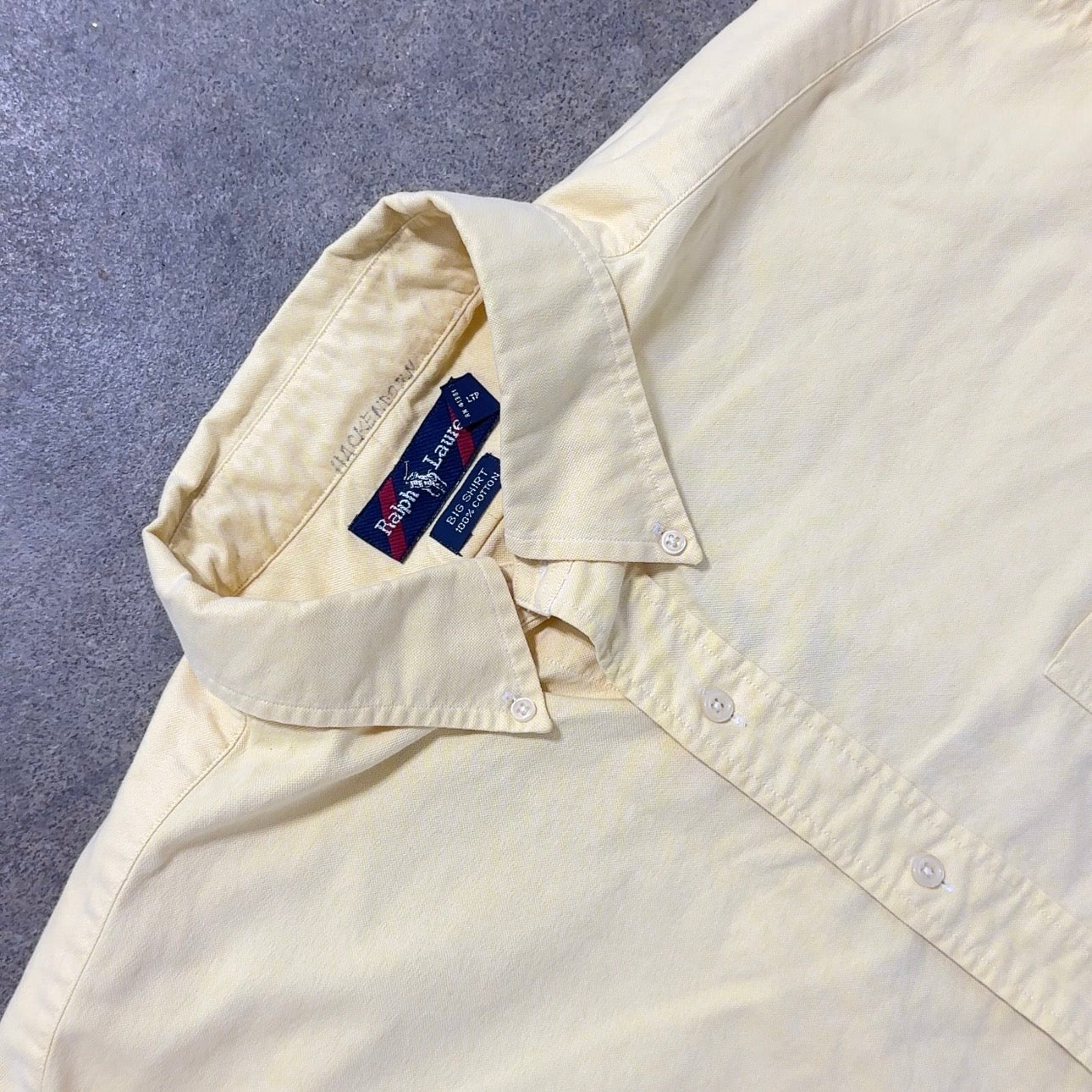 Yellow Ralph Lauren Big Shirt - XL