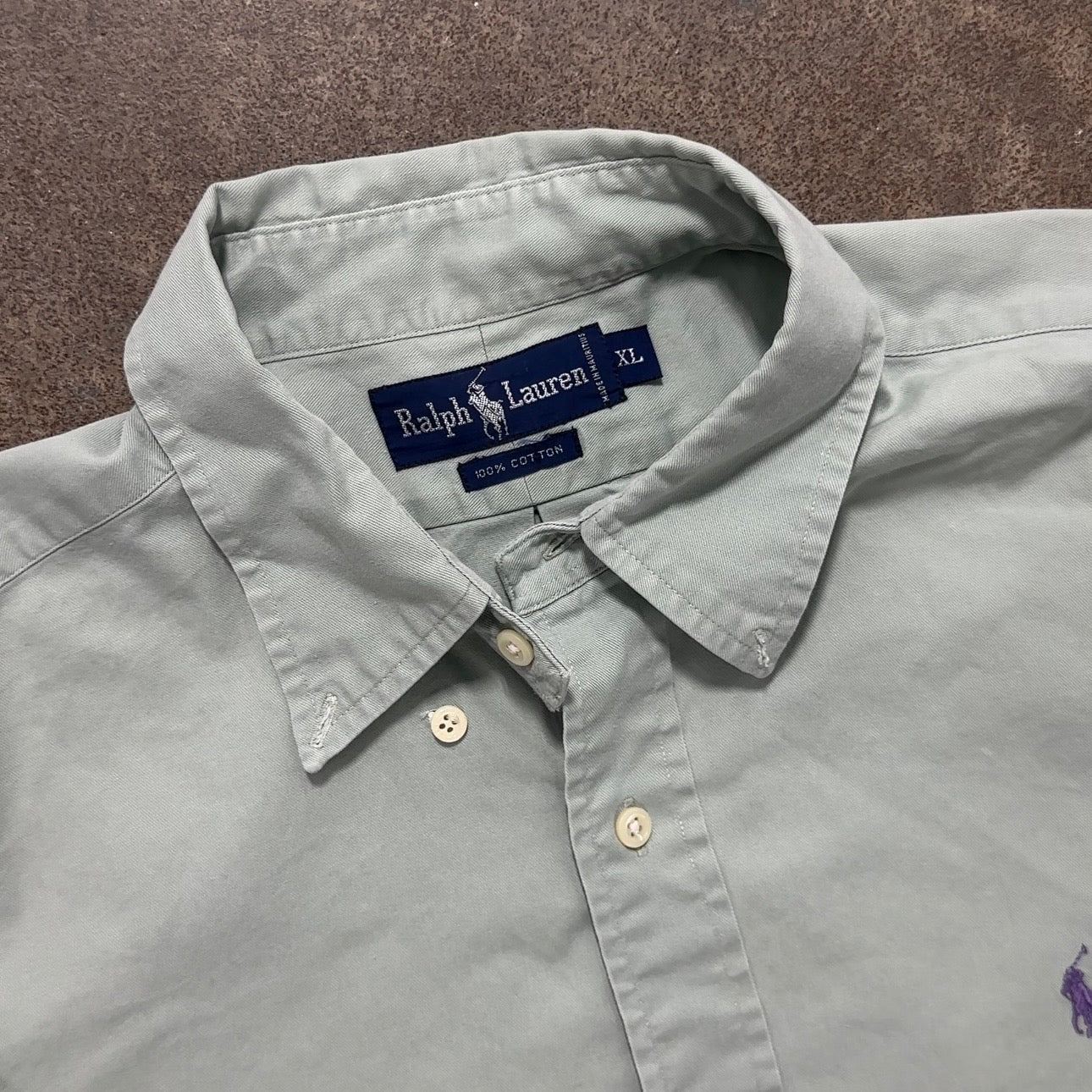 Green Ralph Lauren Shirt - XL