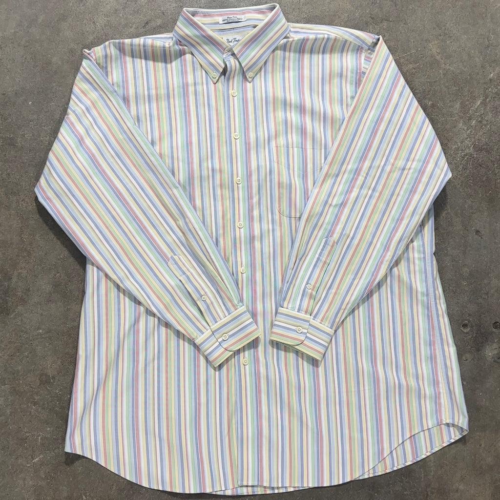 Striped Paul Fredrick Shirt - XL
