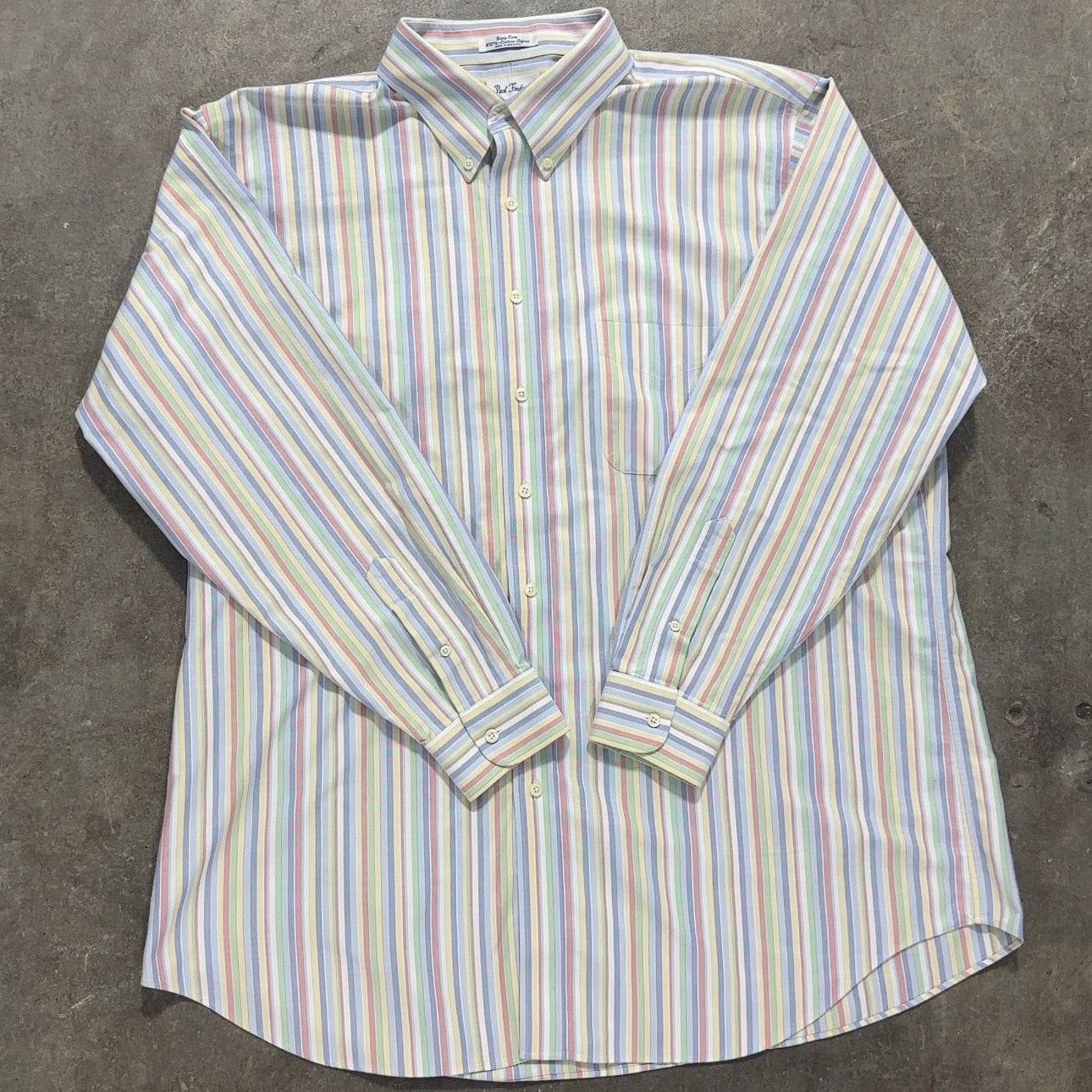 Striped Paul Fredrick Shirt - XL