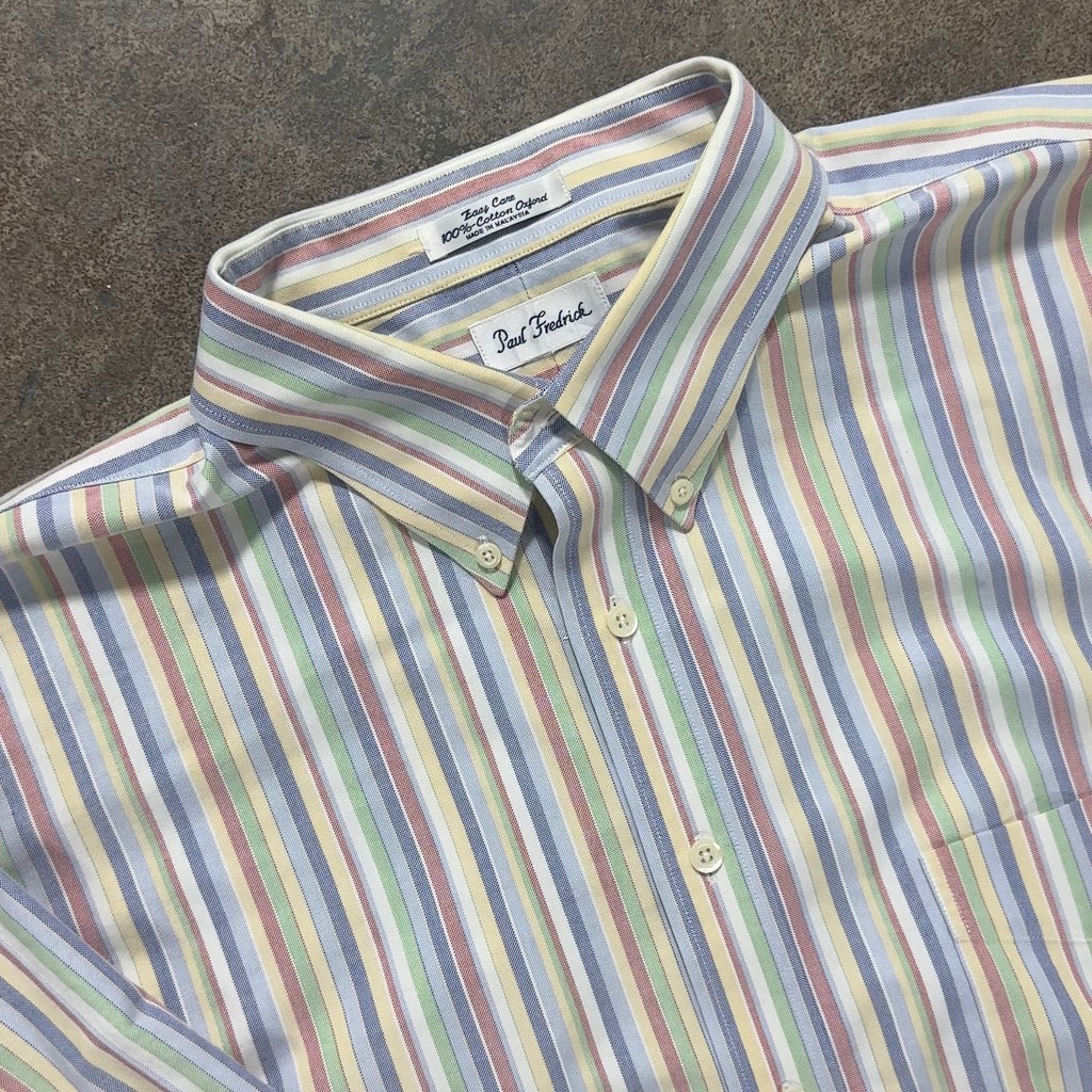 Striped Paul Fredrick Shirt - XL