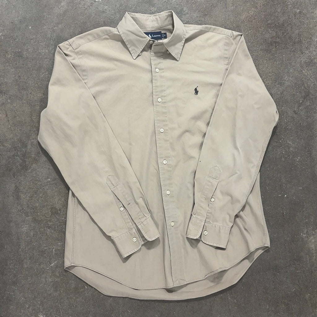 Beige Ralph Lauren Shirt - M