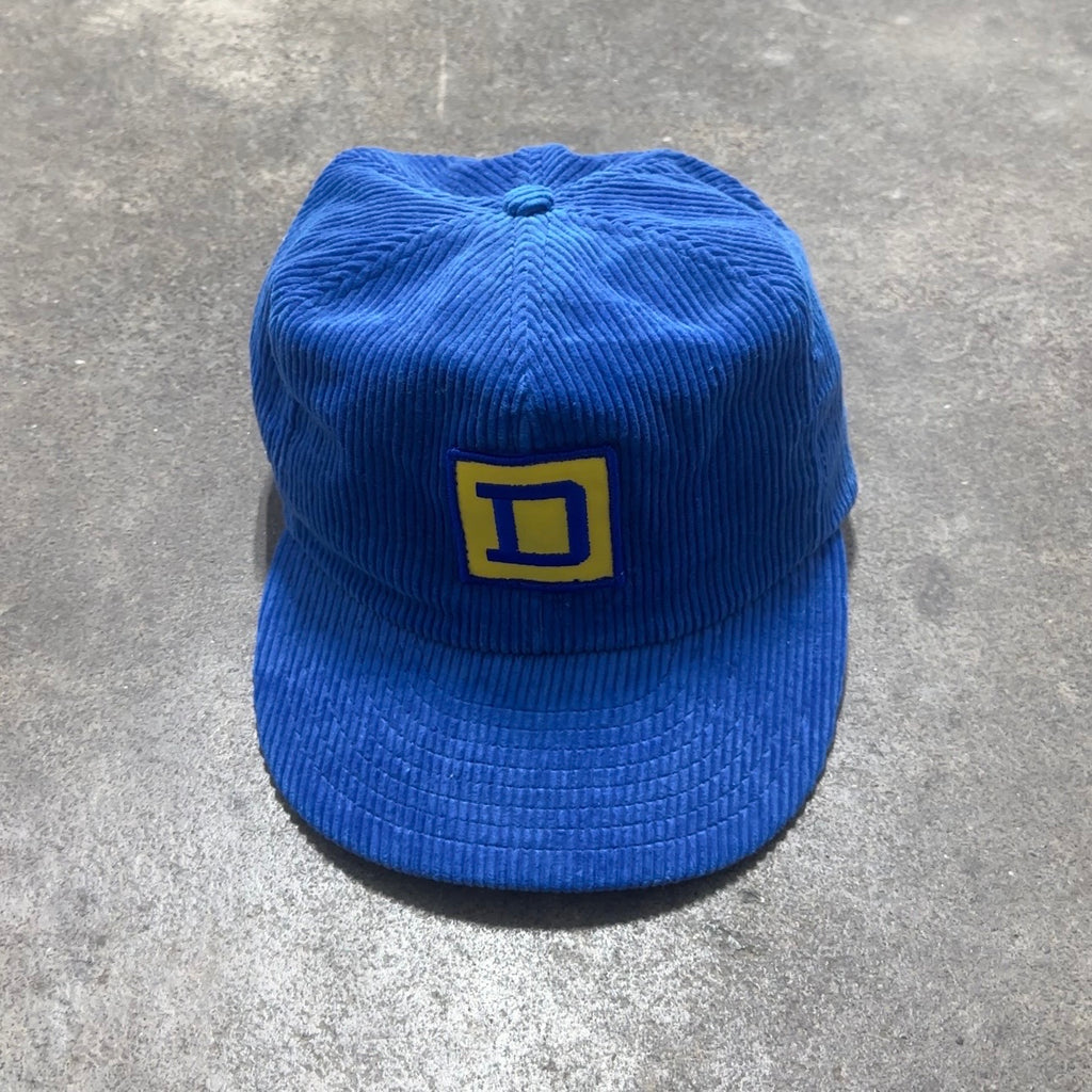 Blue Corduroy "D" Hat
