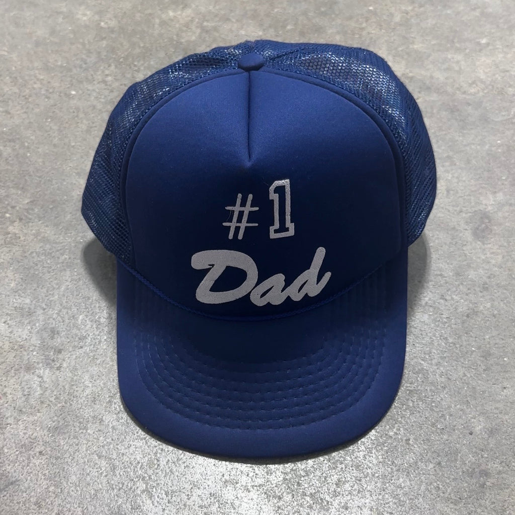 Navy "#1 Dad" Hat
