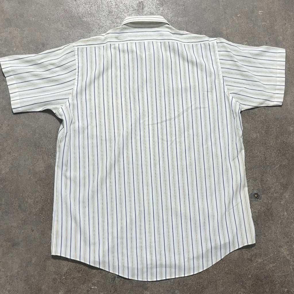 Striped Sears Button Up Shirt - XL