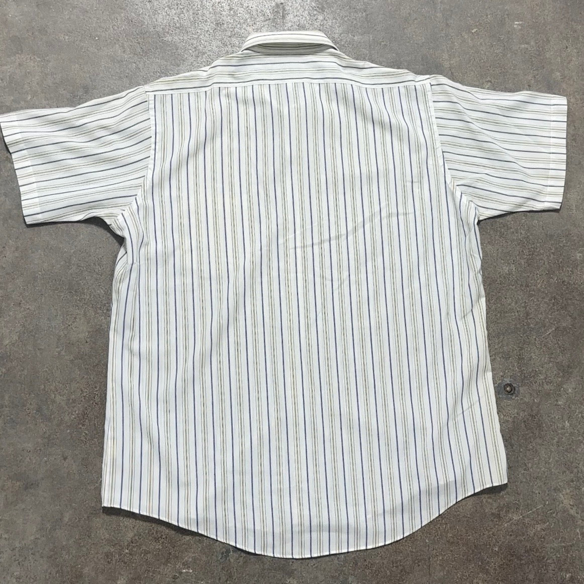 Striped Sears Button Up Shirt - XL
